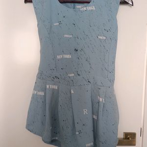 Emily Sky Blue Tunic 36 Size