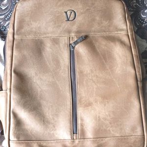 Faux Leather Back Pack Unisex