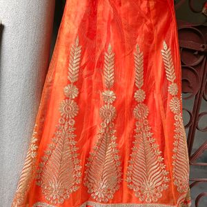 Designer Occasional Embroidery Work Lehnga Choli🧡