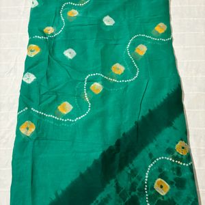 Tie & Die Pure Cotton Saree with Blouse