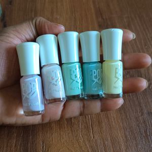 Pack Of 5 Nail Polish Set