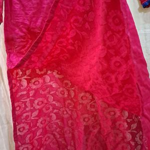 RubyPink Formal Imprinted Kurti