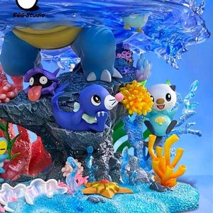 Pokemon Ocean Family Model Statue Resin