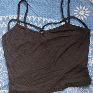 Shein Black Crop Top