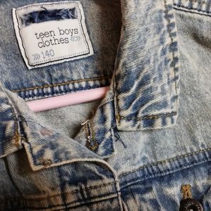 Sleeveless Denim Jacket