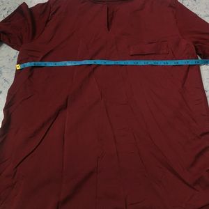 Long Sleeve Dark Maroon Very Light Material