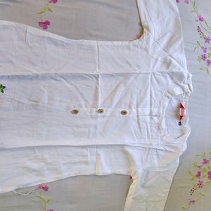 White Kurti & Palazzo Set