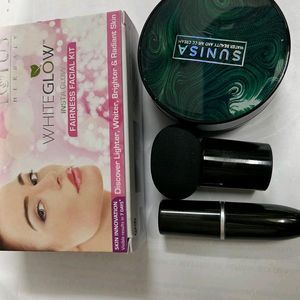 Combo Pack Of Foundation,Hair Dye And Lotus Facial