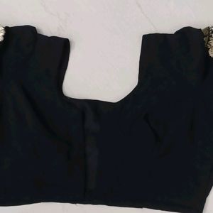 U Shaped Back Neck Blouse