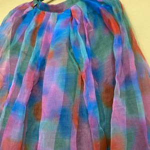 Multi Colour Skirt And Top