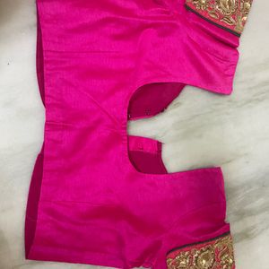 PURE SILK MAGENTA BLOUSE