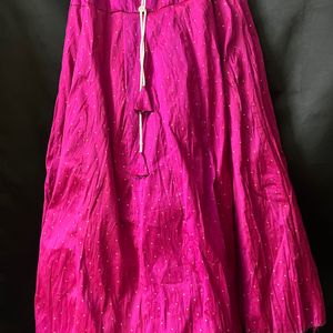 Pink Lehenga Skirt