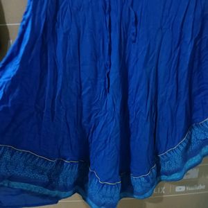 Designer Blue Anarkali