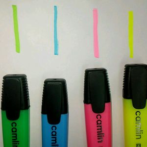 Combo Of 4 Camlin Highlighters