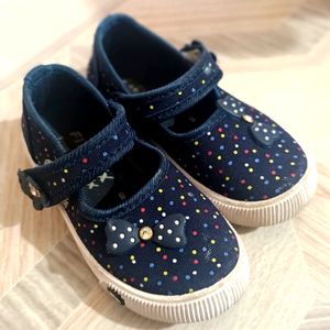 Flippy Blue Shoes for Baby Girls