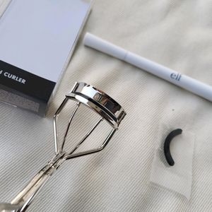 Set Of Elf Pro Eyelash Curler & Eyeliner Pen Coffe