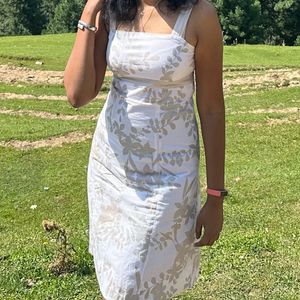 White strappy dress