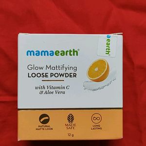 Mamaearth Glow Mattifying Loose Powder