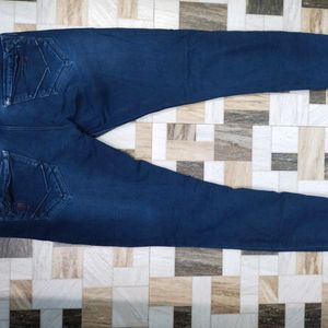 Men Dark Blue Naro Fitting Jeans Pant