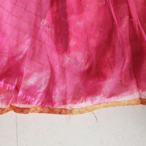 Pink Coloured Ethnic Skirt