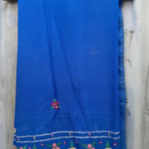 Royal Blue Saree