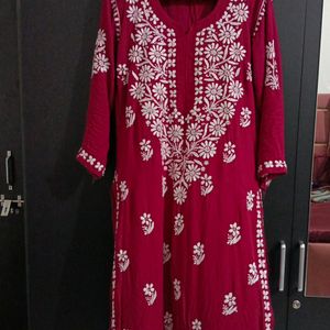 Lucknowi Chikankari With Handwork