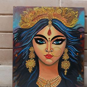 Durga Ma Canvas Painting