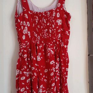 Short Red Frock