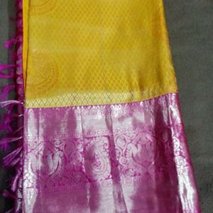 Kanchupuram Silk Saree And Blouse✨💖