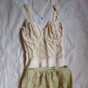 White Corset Fairycore Mermaid Pinterest Y2k Top