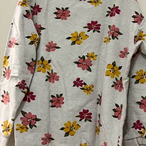 Floral Ventra Sweatshirt For 9-10 Years