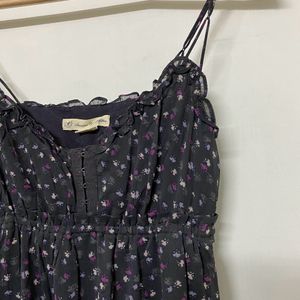 american eagle mid length dress