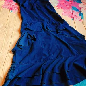 Nevy Blue Frock For Women And Girls