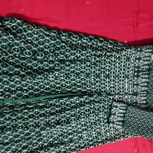 Partywear Heavy Kurta With Palazzo And Dupatta