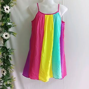 Sunshine Colorblock Cami Dress