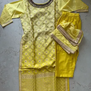 Unused Banarasi Ombre Suit