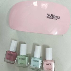 UV LED NAIL LAMP + 4 Zudio Nal Paint.