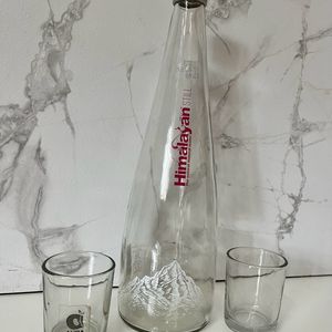 1 Glass Bottle + 2 Shot Glases