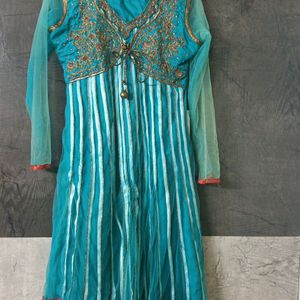 Anarkali Suit With Jacket, Payjami And Dupatta