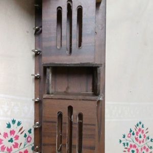 Wooden Key & Mobile Holder With Wall Mount Sell