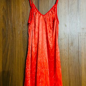 Sexy Red Satin Nighty