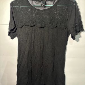 Black H&M Top For Girls