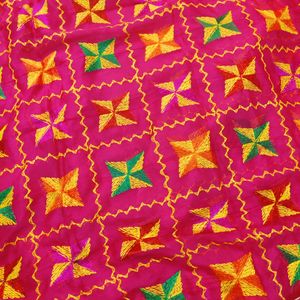 Phulkari New Pink Dupatta