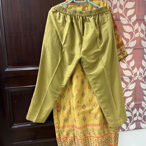 Beautiful Mustard Suit Set