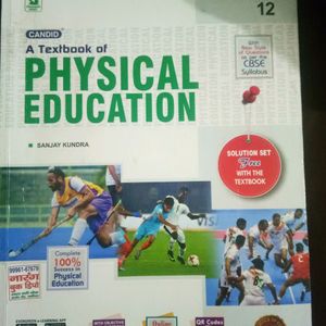 Candid Physical Education Textbook For Class 12. According To Cbse Pattern With Mcqs And Previous Year Board Questions. Extremely Helpful For Board Exam