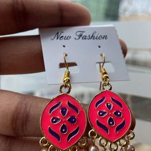 Earrings Pink