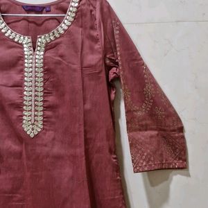 Dust Rose Pink Kurti