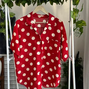 Vintage Polka Dot Blouse