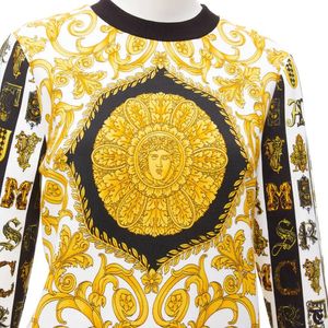 VERSACE mixed archive Barocco print cotton Sweater