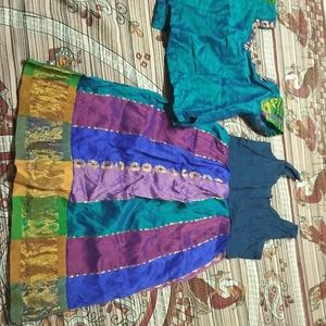 Beautiful Pattu Langa For Little Girls